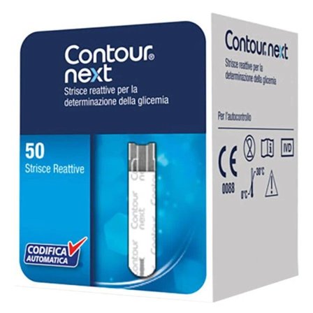 Contour Next Glicemia 50 Strisce - Misurazione Precisa e