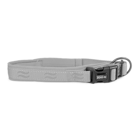 Selected by ZOO - Hundehalsbånd Rufus justerbart 25 mm x 40-50 cm grå - Hund - Halsbånd - ZOO.no