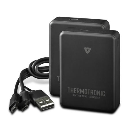 Rev'it! Battery Set Heated Motorcycle Gloves Black