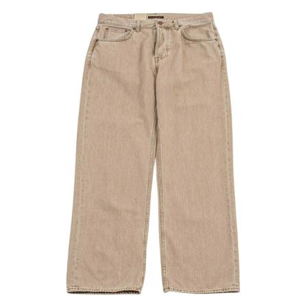 Nudie Jeans Straight Byxor beige, Herr, Herr, Storlek: W32