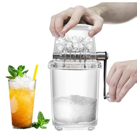Manuell Rotary Ice Crusher Cocktails Slush Machine