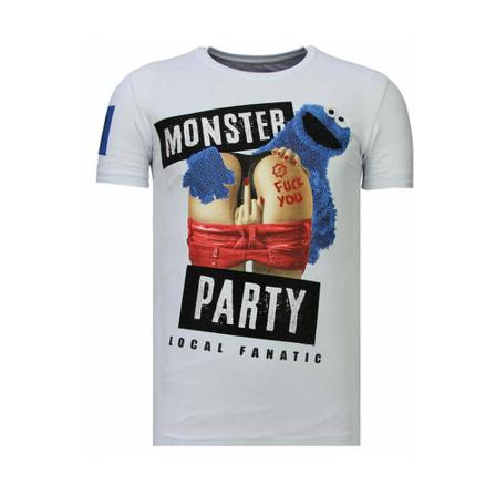 Local Fanatic - T-shirts - Vit - Herr - Storlek: Xl, Herr, Storlek: XL