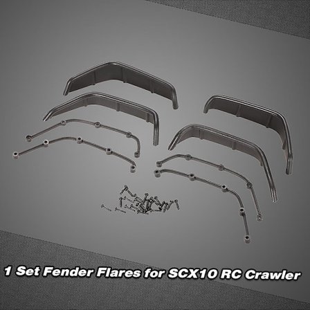 1 Sæt Rc Crawler Skærmforøgere Til 1:10 Axial Scx10 Rc4wd D90 D110 Dele