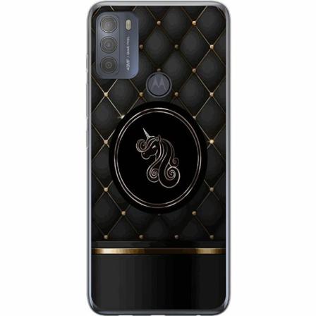 Motorola Moto G50 Genomskinligt Skal Luxury Unicorn