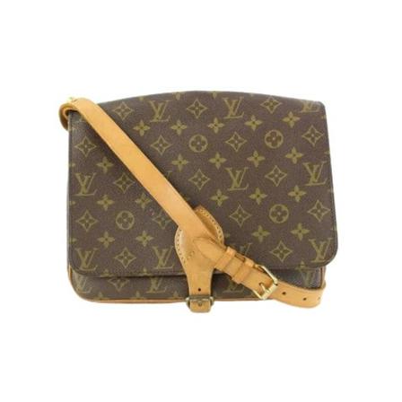 Louis Vuitton Vintage, Pre-owned Canvas louis-vuitton-bags Bruin, Dames, Maat:ONE Size