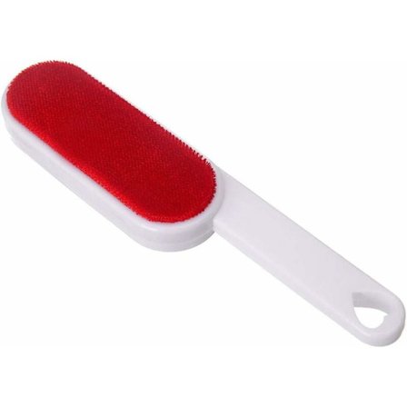 Dobbeltsidig lovfjerner hårplukkebørste for kjæledyrstøv fløyelsplys fjerning klær