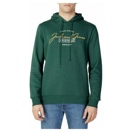 Jack & Jones, Sweatshirts & Hoodies Groen, Heren, Maat:M