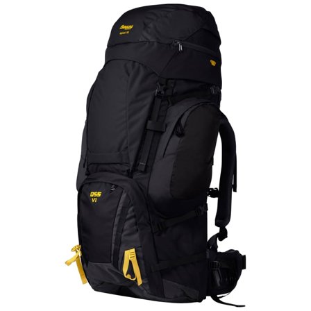Bergans Alpinist Medium 110L Unisex hiking backpacks Black 110L