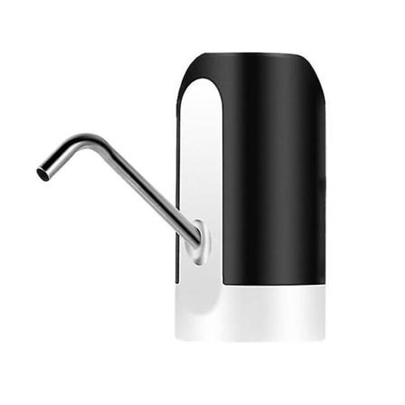 Vanndispenserpumpe med USB-lading, automatisk elektrisk vanndispenserpumpe Black