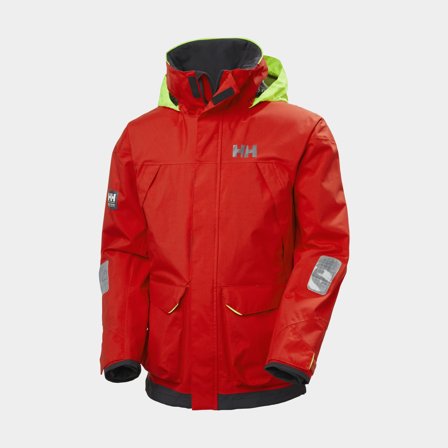 Chaqueta de navegación Helly Hansen Pier 3.0 Coastal, Alert Red, hombre, X-Large