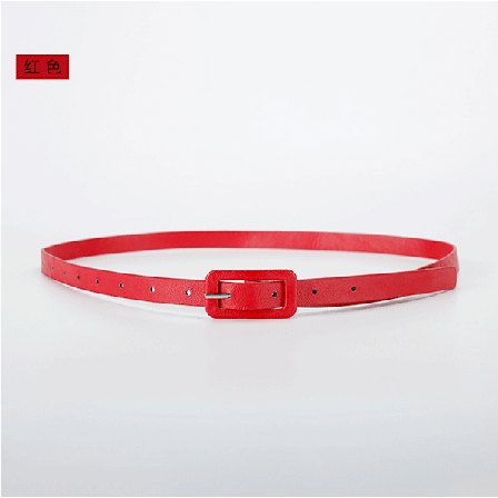 Bälte dam smal dekorativ klänning med enkla och mångsidiga midjeaccessoarer, matchas med jeans och koreanskt svart litet bälte