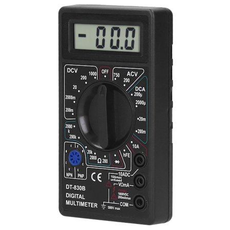 DT830B Multimeter Bærbar Digital Elektronisk LCD Voltmeter KLB