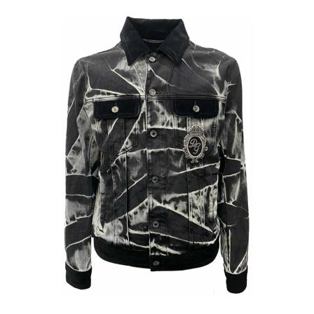 Dolce & Gabbana Denim Jacket , Zwart , Heren , Maat: M