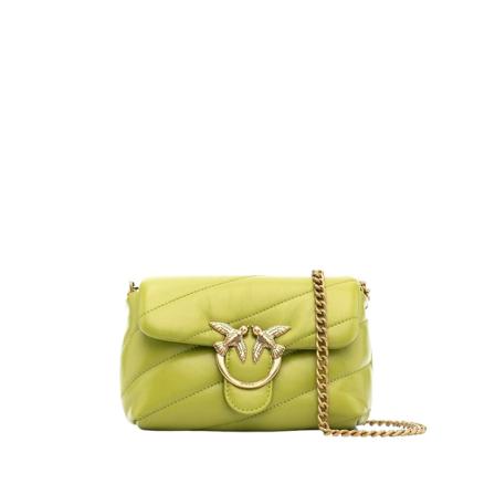 Pinko, Cross Body Bags Zielony, Kobieta, Rozmiar: ONE Size