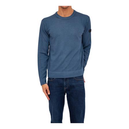 Peuterey, Round-neck Knitwear Blauw, Heren, Maat:S