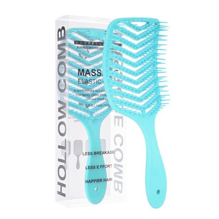 Multifunktionel kam til hårstyling, udfiltring, opsat hår, bærbar salonhårbørste