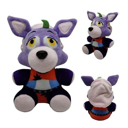 7" Roxanne Wolf - Fnaf Security Breach Plushie Five Nights At Freddy's Lelut Sininen Susi Type1"
