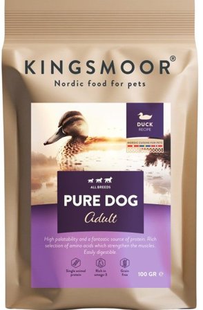 Kingsmoor Nordisk Anka Hund 100 g