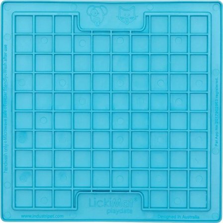 Lickimat Hundskål Playdate 20x20 cm Ljusblå