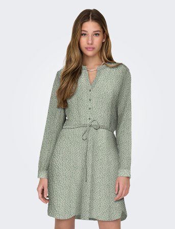 ONLY Onlcory Life L/S V-Neck Tunic Wvn Noos - Green - XS