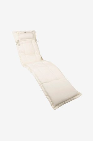 Fritab - Liggestolunderlag Canyon - Hvit - Puter til solstol & solseng - Fra Homeroom