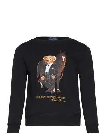 Ralph Lauren Kids Lunar New Year Polo Bear Sweatshirt - Black - 109-116