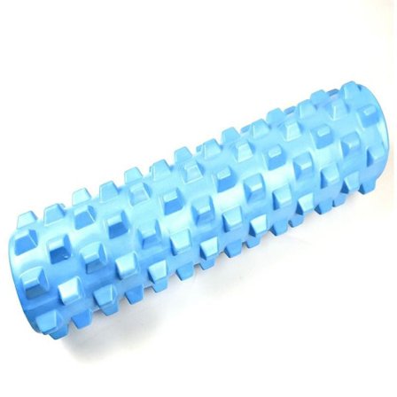 Gym og Pilates med 30 cm yoga roller ryggmassasje yogablokk roller hjemmetreningsutstyr blå