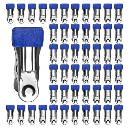 50 stk. multifunksjonelle bassengtrekk-klemmer for over bakken basseng, rustfrie stålklemmer for sikker P