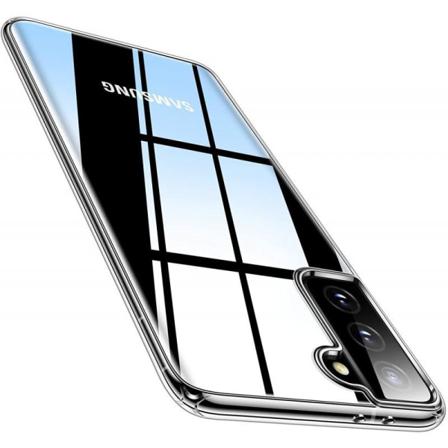 Samsung S21 Fe Stötdämpande Silikon Skal Simple Transparent