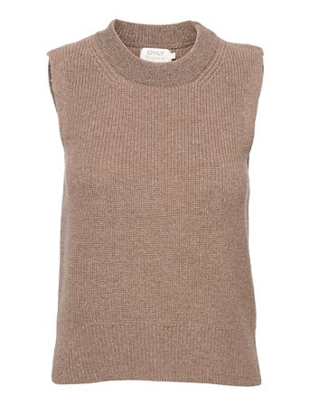 Onlparis Life Vest Knt Noos Beige ONLY