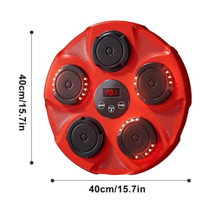 Älykäs musiikkinyrkkeilykone seinään kiinnitettävä elektroninen nyrkkeilymatto lasten / aikuisten nyrkkeilykuntolaite