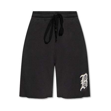 R13 Korte Broek with logo , Zwart , Dames , Maat: L