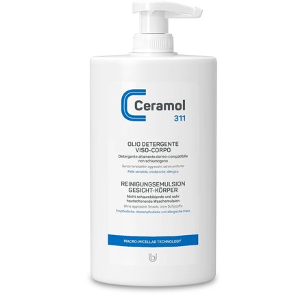 CERAMOL OLIO DETERGENTE VISO-CORPO 311 400ml - Olio Bagno