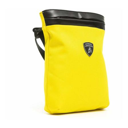 Automobili Lamborghini Tass , Geel , Heren , Maat: ONE Size Schoudertassen