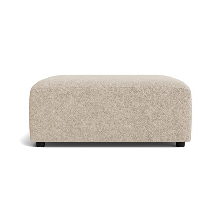 Como Pouf Hocker in Anthology Beige, elegantes Design passend zur Como-Serie, moderner Polsterhocker für Wohnzimmer, 42cm Höhe