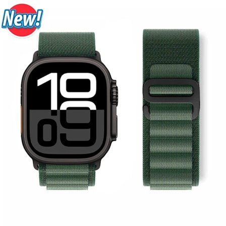 Alpine Loop Armband för Apple Watch Ultra 2 Band 49mm 46mm 45mm 44mm 42mm 41mm 40mm Correa Armband iWatch Serie 10 SE 9 8 7 6 5