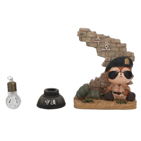 Have statue af dyr i haven - udsøgt tegneseriefigur - dyrefigurer - gave med lys til udendørs gårdhave verandaer