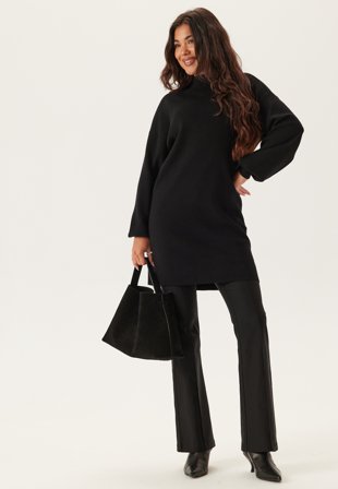 VERO MODA Vmnancy Ls Funnelneck Dress Black Klær