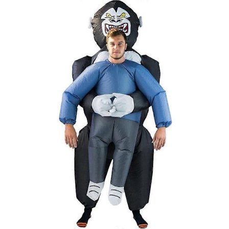 Orangutang som klemmer oppblåsbar drakt, voksen-lingling}