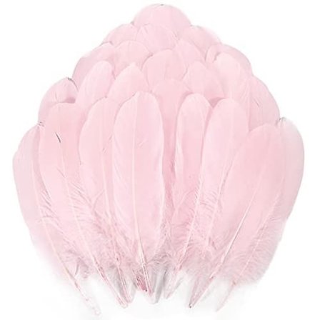 200 stk. Gåse Nagoire Fjer - Perfekt