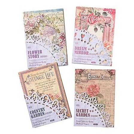 Vintage Scrapbogspapir til Scrapbooking, 144 stk. Junk Journal Tilbehør, Ephemera Pakke Journaling Ba