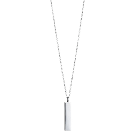 by BILLGREN Hall Steel Necklace Accessoarer Herr Silver 50 cm