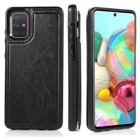 Samsung A71 iskunkestävä kotelo, 3-taskuinen Flippr V2