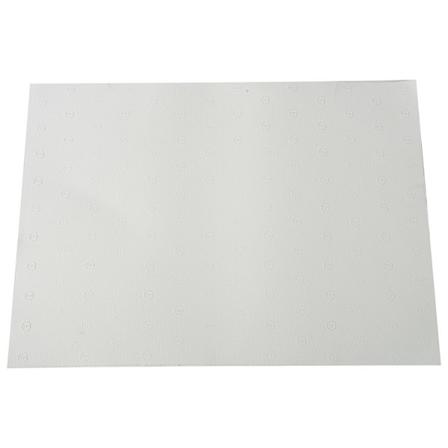 Slitsterk anti-skli sko såle dame menn Cowhells såle pute 38,7 cm x 53,5 cm x 2 mm (hvit)