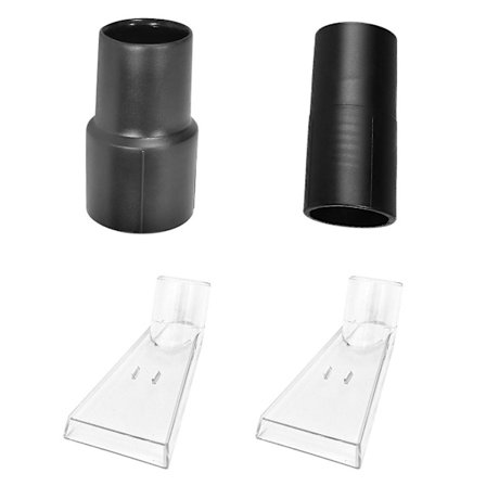 4 st dammsugarmunstycken med vridbart huvud, munstycke för rengöring av golv med adapter, vridbart huvud