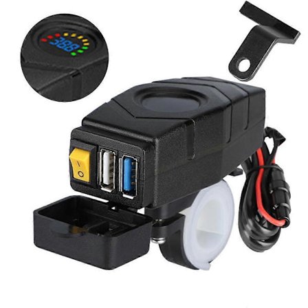 DC20V-80V E-cykel Telefonladdare Elektriska Cyklar USB-laddare Utgång 5V2A/10W