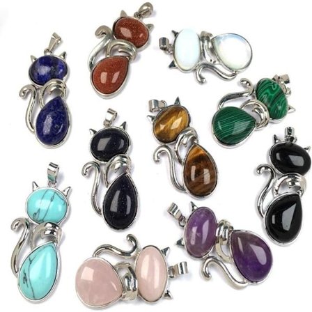 Stenhängen Cat Shape Naturstenshängen Cat Shape