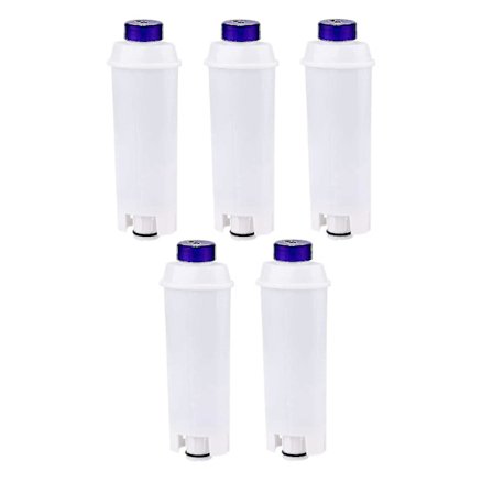 5 stk. kaffemaskine udskiftningsvandfilter til Delonghi Dls