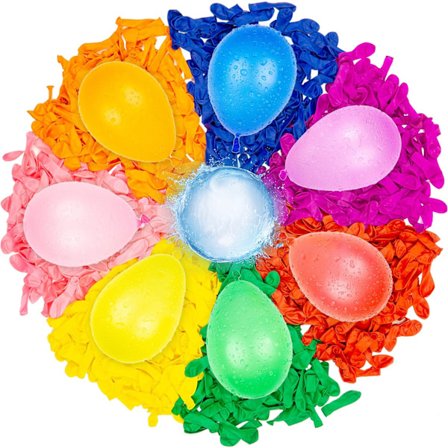 1000x Vannballonger, Vannbomber, Fargerike, Enkle å Fylle