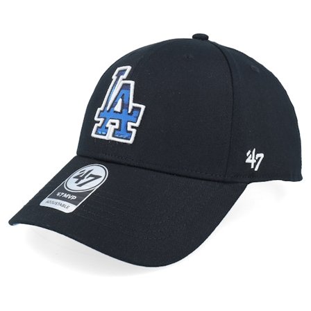 47 Brand - MLB Svart adjustable Caps - Los Angeles Dodgers MLB 47 Mvp Cap Black Adjustable @ Hatstore